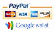 Brigitewear accepts Visa, Mastercard, Discover, American Express, PalPal and Google Wallet