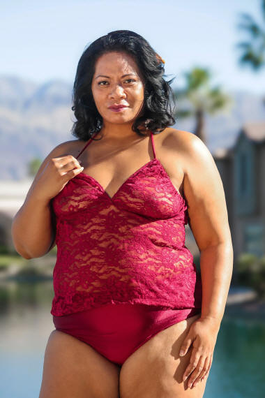 Merlot Lace in plus size to 22